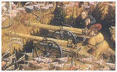 Polish artillery at the battle of Orsza